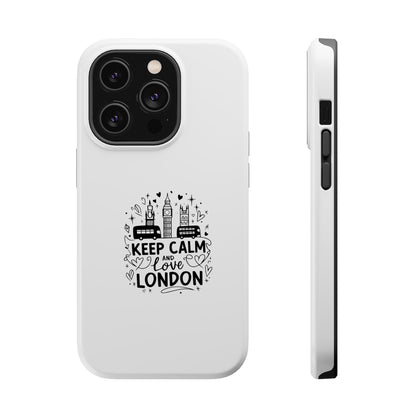 Keep Calm and Love London Magnetic Phone Case