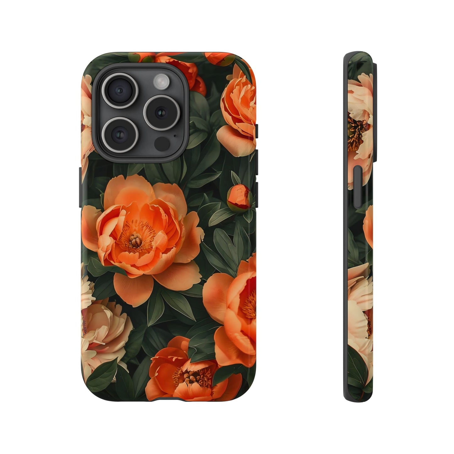 Stylish Floral Phone Case, Tough Cases, Floral Phone Cover, Gift for Her, Spring Accessories, Mother's Day, Phone Protection