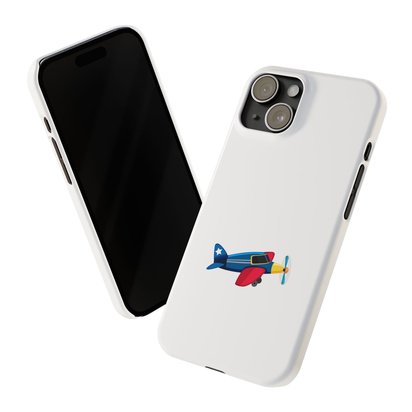Colorful Airplane Slim Phone Case - Travel Lover's Gift, Airplane Accessories, Unique Phone Cover, Birthday Gift, Everyday Use