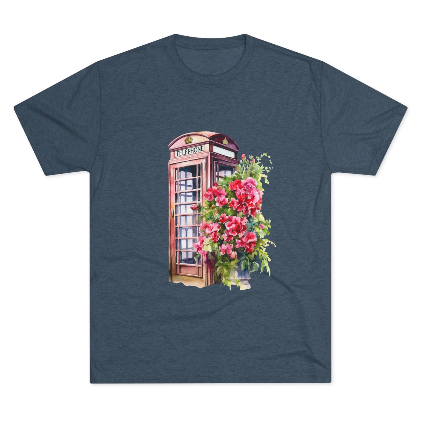 London Aesthetic Trendy Unisex Tri-Blend Crew Tee