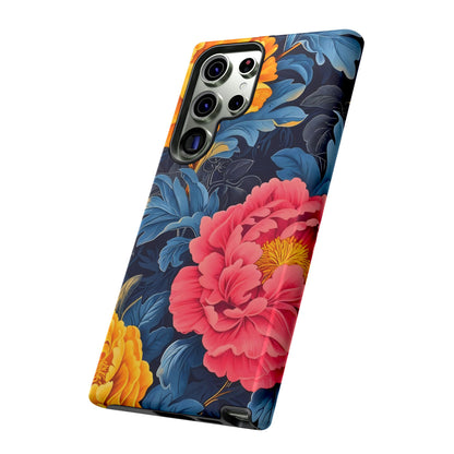 Floral Phone Case, Tough Cases, Stylish Mobile Cover, Gifts for Her, Phone Accessories, Unique Flower Design