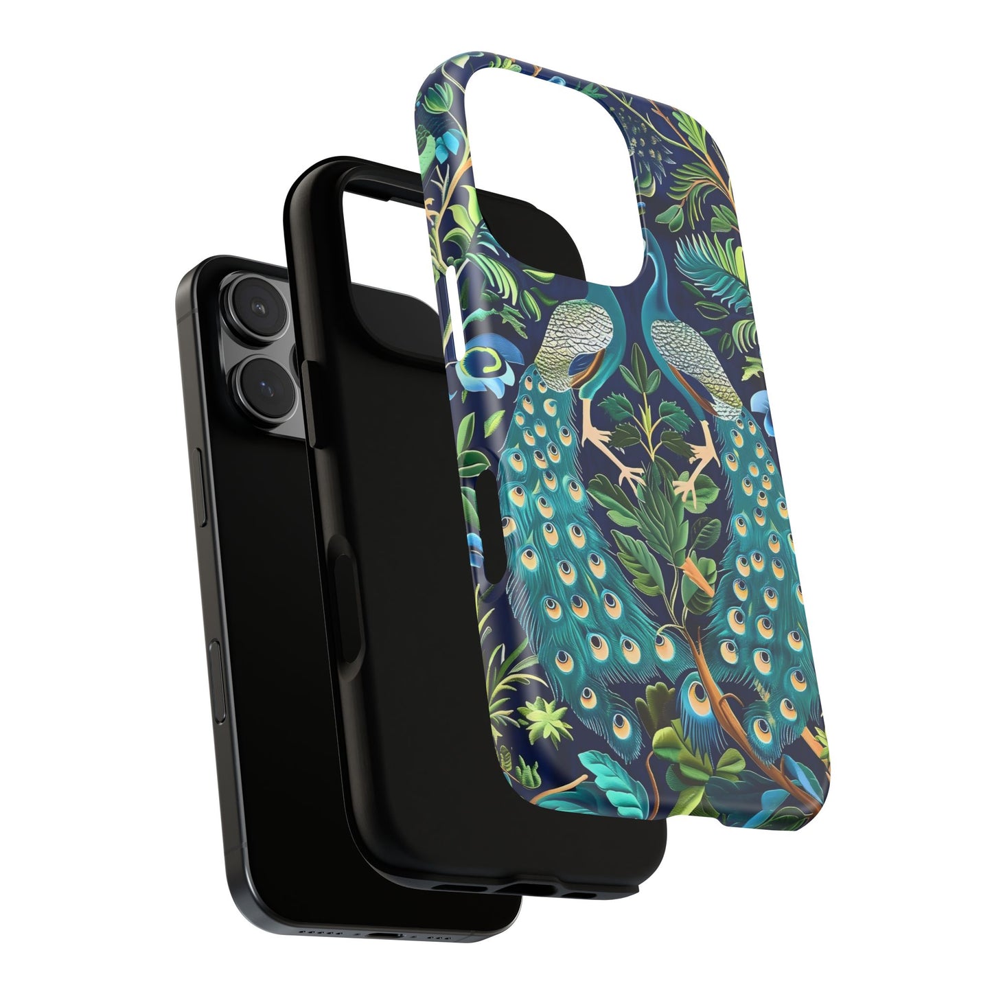 Peacock Tough Phone Case - Colorful Protective Cover, Nature Lover Gift, Stylish Accessory for Celebrations