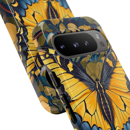 Colorful Butterfly Phone Case, Floral Design, Tough Cases, Protective Cover, Gifts for Nature Lovers, Birthday Present