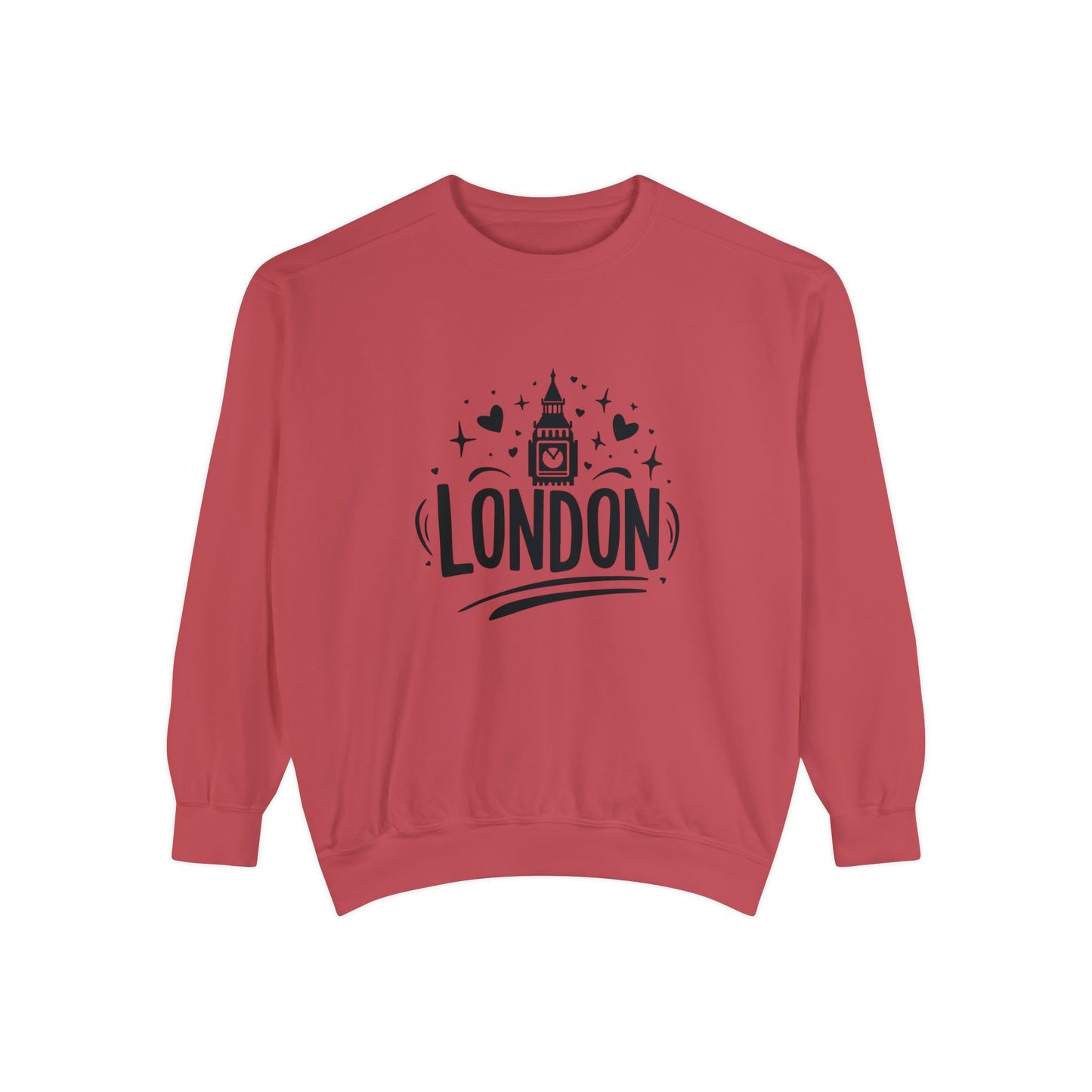 Unisex Garment-Dyed Sweatshirt Trendy - Love London