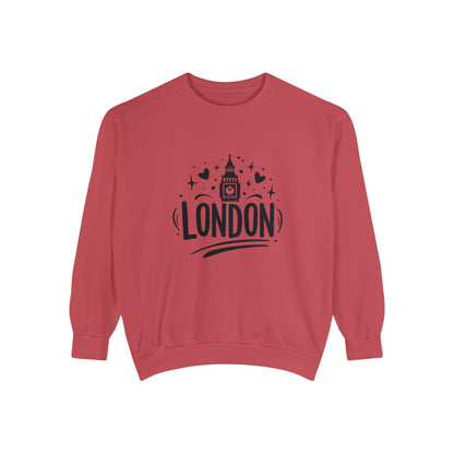 Unisex Garment-Dyed Sweatshirt Trendy - Love London