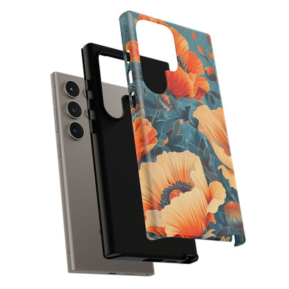 Floral Phone Case, Tough Cases for Protection and Style, Spring Aesthetic, Gift for Her, Phone Accessory for Nature Lovers