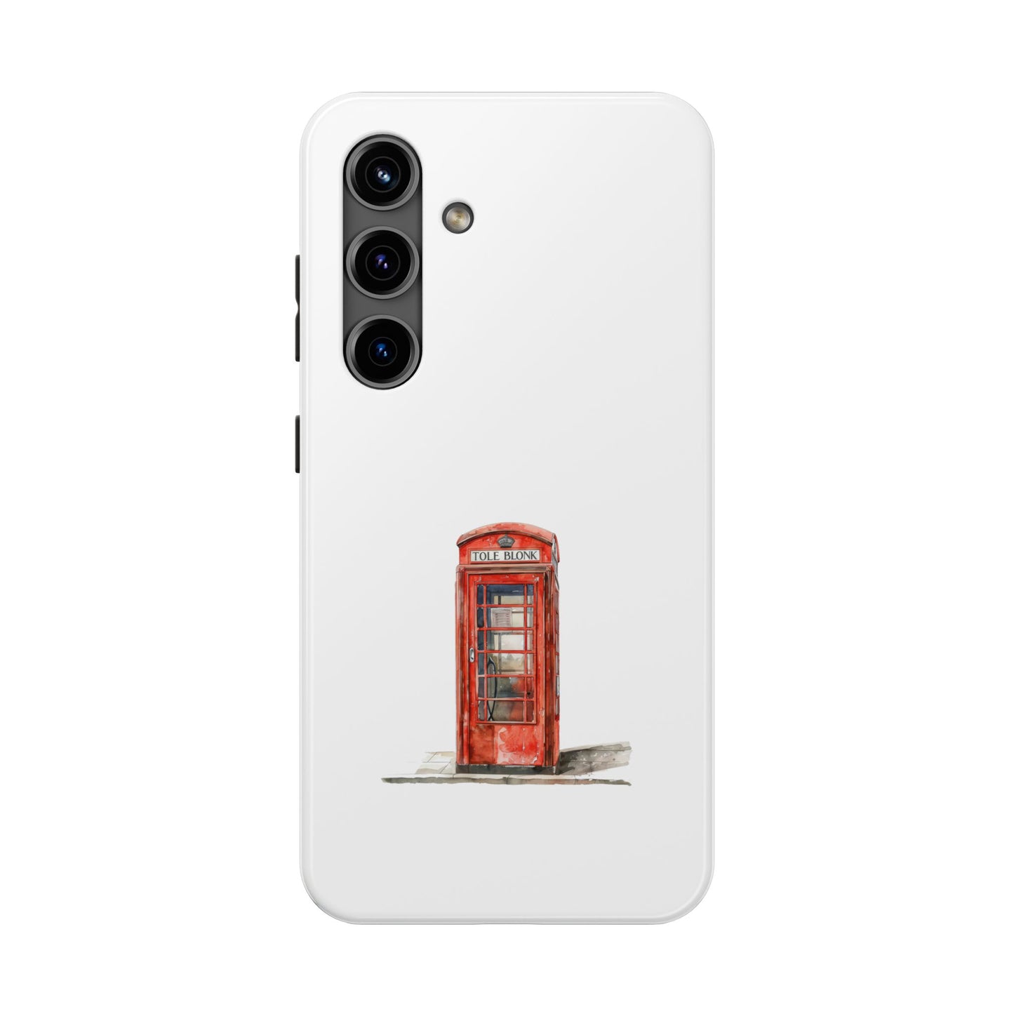 Vintage London Phone Booth Tough Phone Case - Durable and Stylish Protection