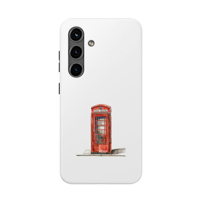 Vintage London Phone Booth Tough Phone Case - Durable and Stylish Protection