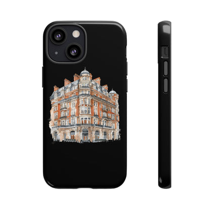 Cityscape Phone Case, Tough Phone Cover, Urban Art Case, Vintage Architecture Design, Gift for Travelers, Stylish Phone Accessory