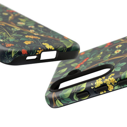 Floral iPhone Case, Nature Inspired Tough Case, Botanical Phone Cover, Eco-Friendly Gift, Unique Floral Design
