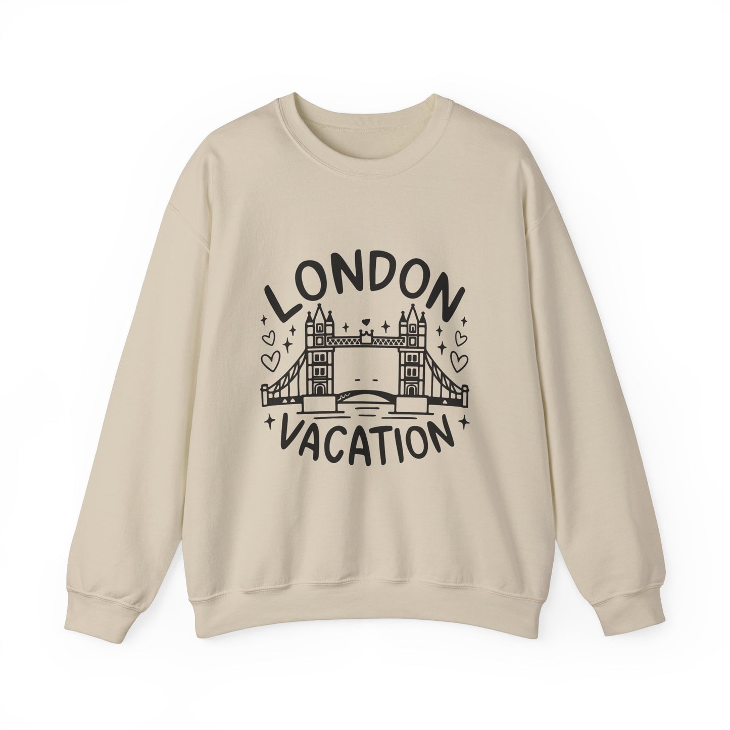 Unisex Heavy Blend™ Crewneck Sweatshirt Versatile - London's Vacation