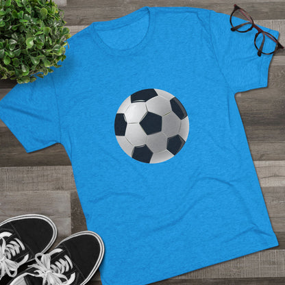 Dynamic Football Design - Sports Passion and Energy Unisex Tri-Blend Crew Tee