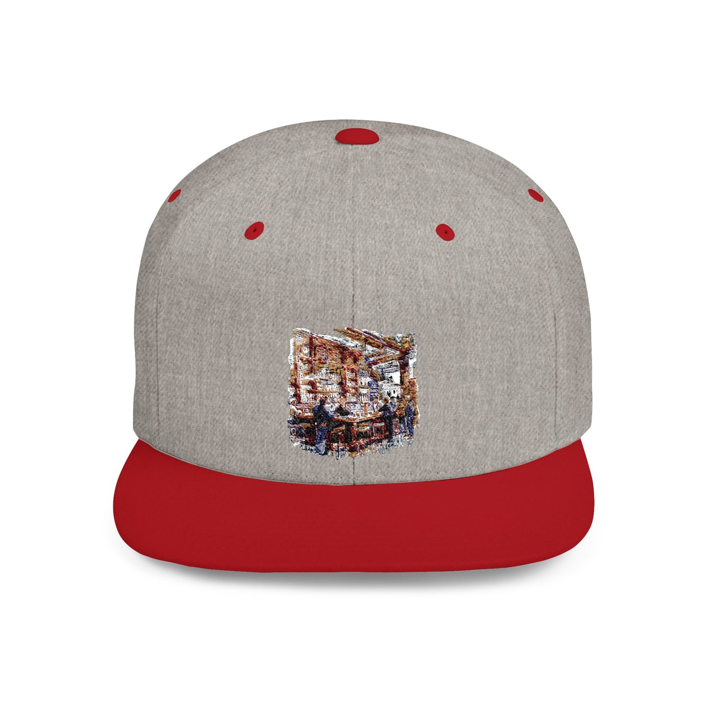British Pub Stylish Flat Bill Snapback Hat, Trendy Cap for Casual Looks, Perfect for Summer Vibes, Outdoor Events, Gift for Friends, Unisex Fashion