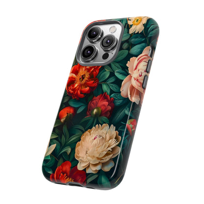 Floral Phone Case - Tough Cases, Vibrant Protection, Gift for Her, Cute Floral Design, Trendy Accessory, Perfect for Spring