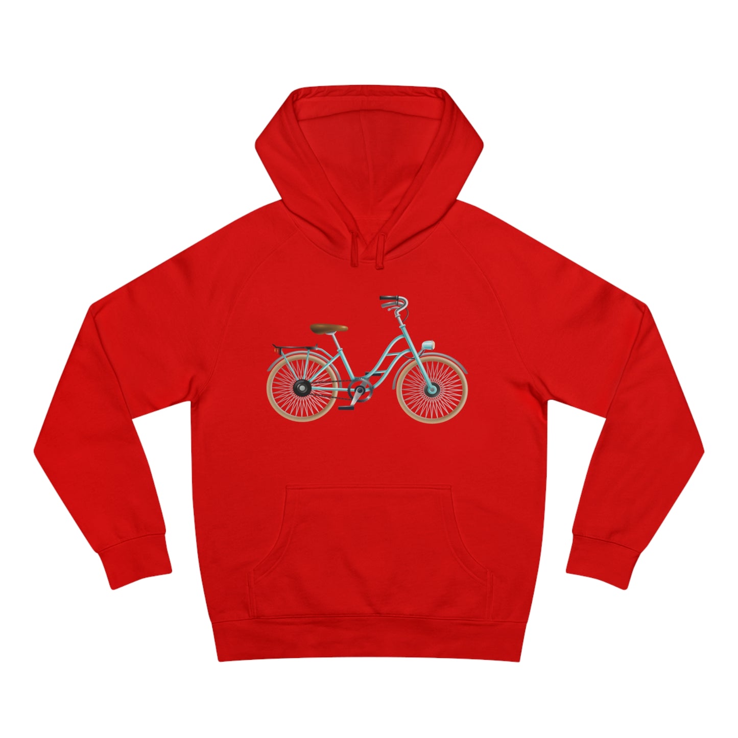 Form-fitting Unisex Hoodie - Classic British Bicycle