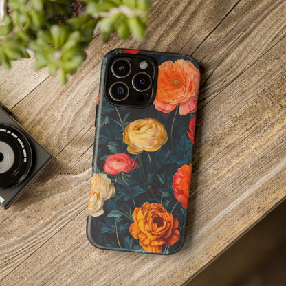 Floral Phone Case, Tough Cases for Phone Protection, Gift for Flower Lovers, Floral Designs, Spring Decor