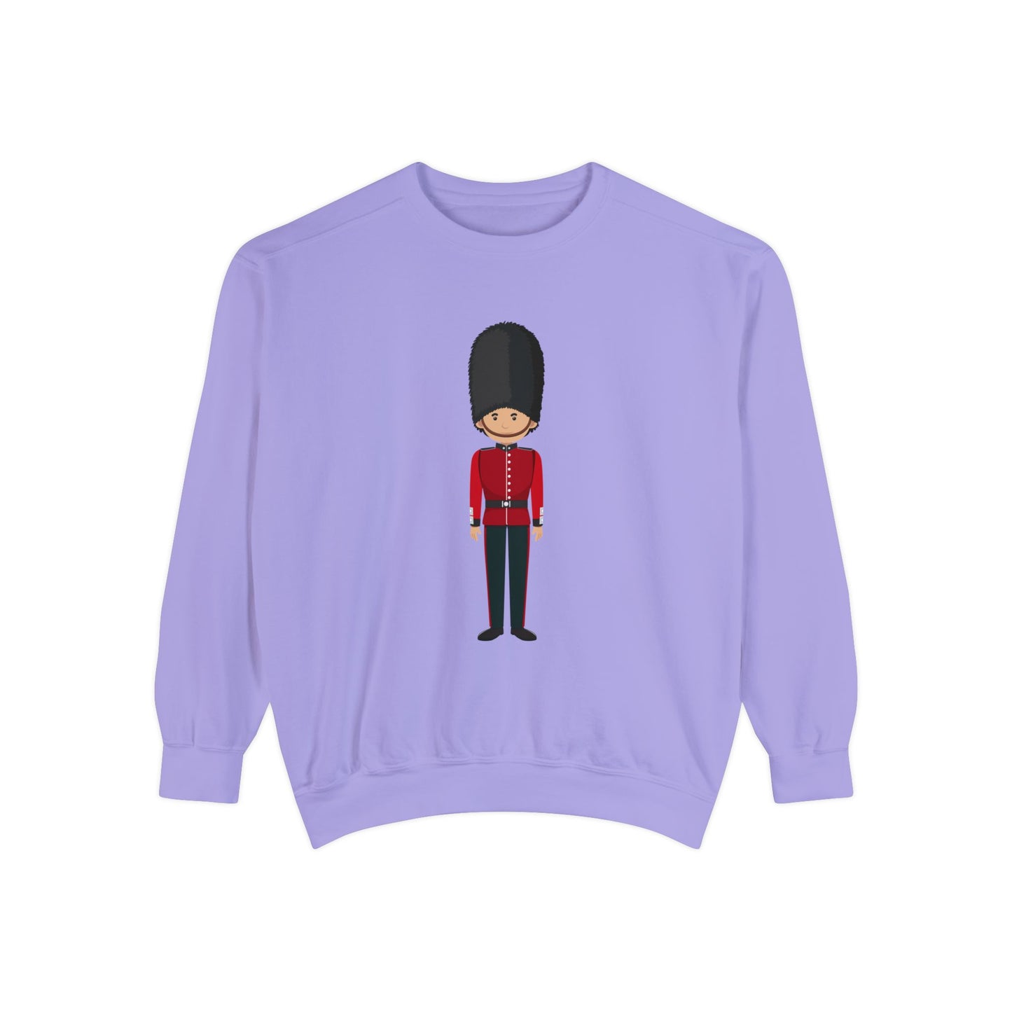 Unisex Garment-Dyed Sweatshirt - British Soldier - Classic Military Elegance and Honorable