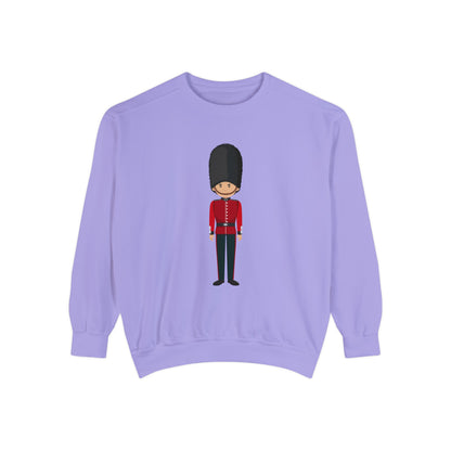Unisex Garment-Dyed Sweatshirt - British Soldier - Classic Military Elegance and Honorable