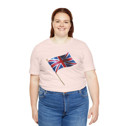Unisex Jersey Short Sleeve Tee - Classic UK Flag Design - Union Jack Symbol