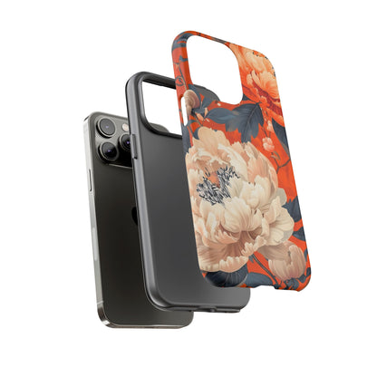 Floral Tough Case, Durable Floral Phone Case, Stylish Protection Case, Gift for Her, Spring Accessories, Mother’s Day Gift