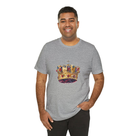 Unisex Jersey Short Sleeve Tee Cozy - British Royal Crown