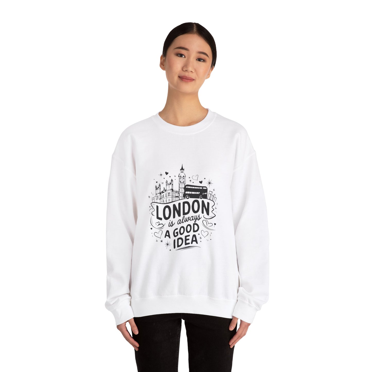 Unisex Heavy Blend™ Crewneck Sweatshirt - London is always a Good Idea