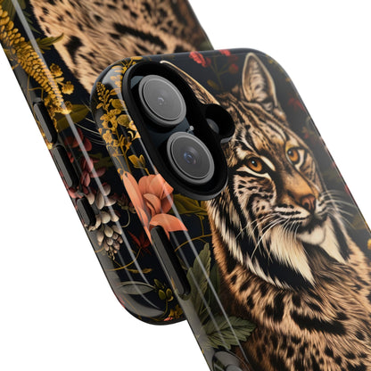 Wildlife Phone Case with Lynx Design, Tough Cases, Animal Lovers Gift, Nature Inspired Accessories, Unique Tech Protection