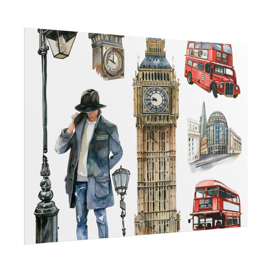 London themed Rolled Posters