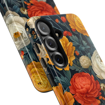 Floral Tough Case for Phones | Durable Floral Phone Cover, Boho Chic, Unique Gift for Her, Phone Protection, Flower Design