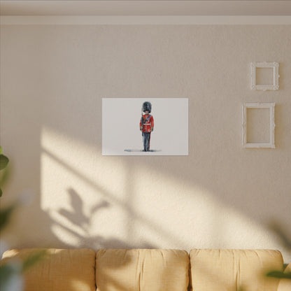 Royal Guard Canvas Art Print, British Soldier Wall Decor, Home Decoration, Gift for History Lovers, Art for Offices, Unique Wall Gallery