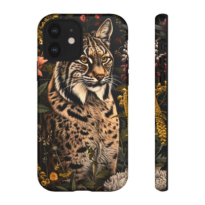 Wildlife Phone Case with Lynx Design, Tough Cases, Animal Lovers Gift, Nature Inspired Accessories, Unique Tech Protection
