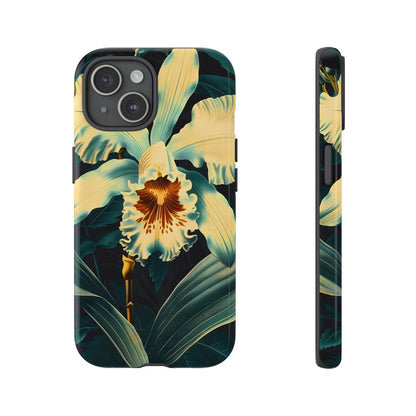 Floral Phone Case - Tough Cases with Orchid Design, Durable Smartphone Cover for Nature Lovers, Floral Gift for Her, Botanical [...]