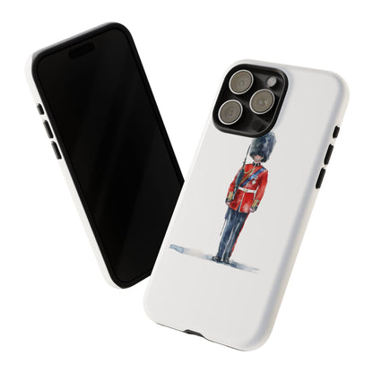 British Royal Guard Phone Case - Tough Cases, Unique Phone Cover, Gift for Her, Cute Accessory, British Soldier Design