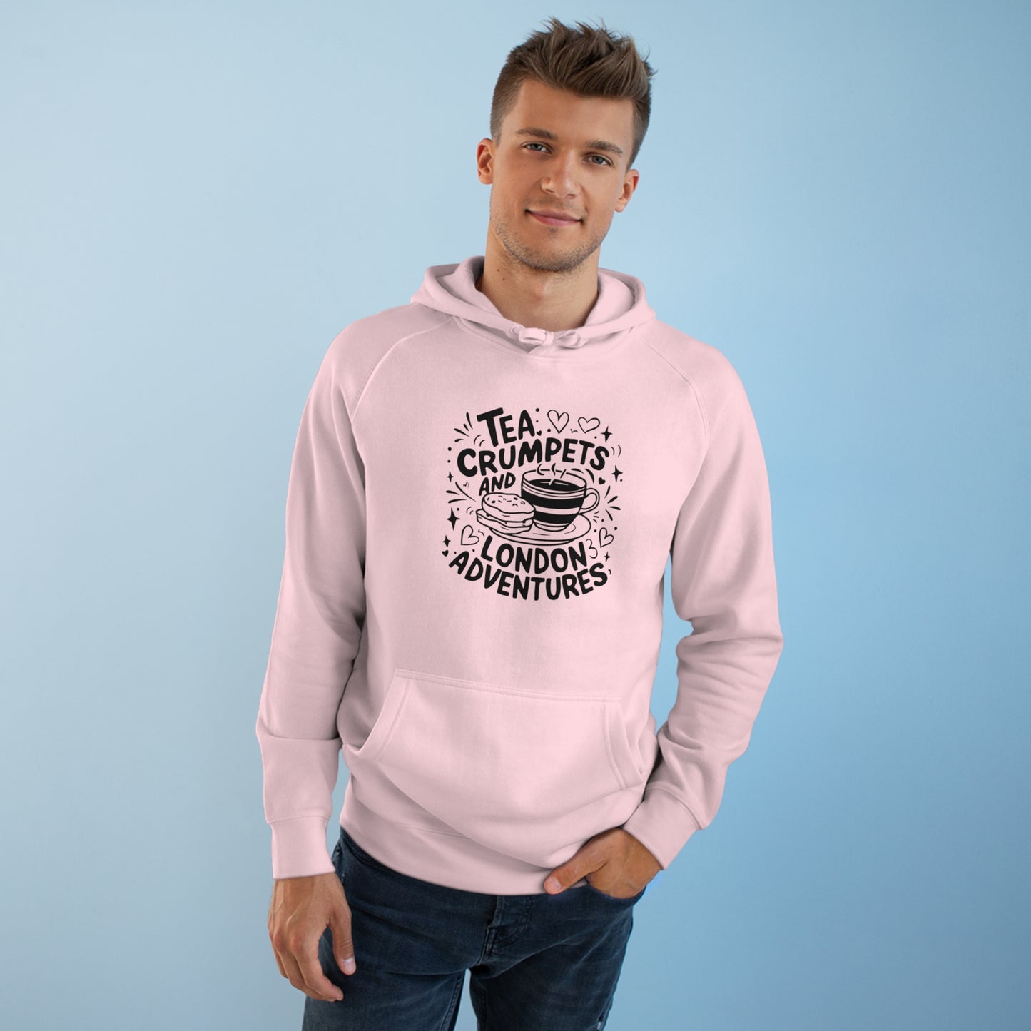 Relaxed Unisex Hoodie - London's Adventures