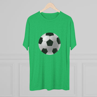 Dynamic Football Design - Sports Passion and Energy Unisex Tri-Blend Crew Tee