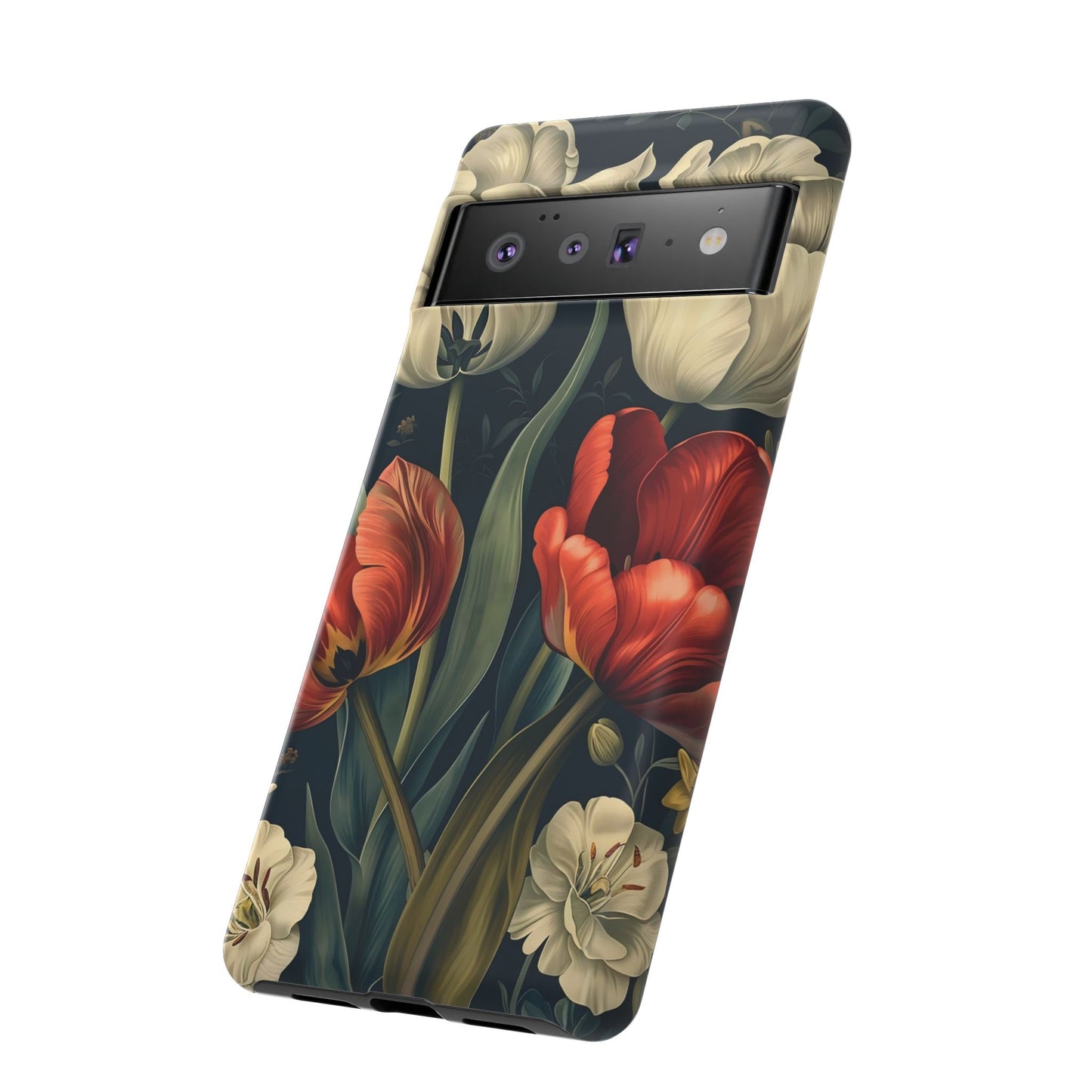 White Flower Tough Cases