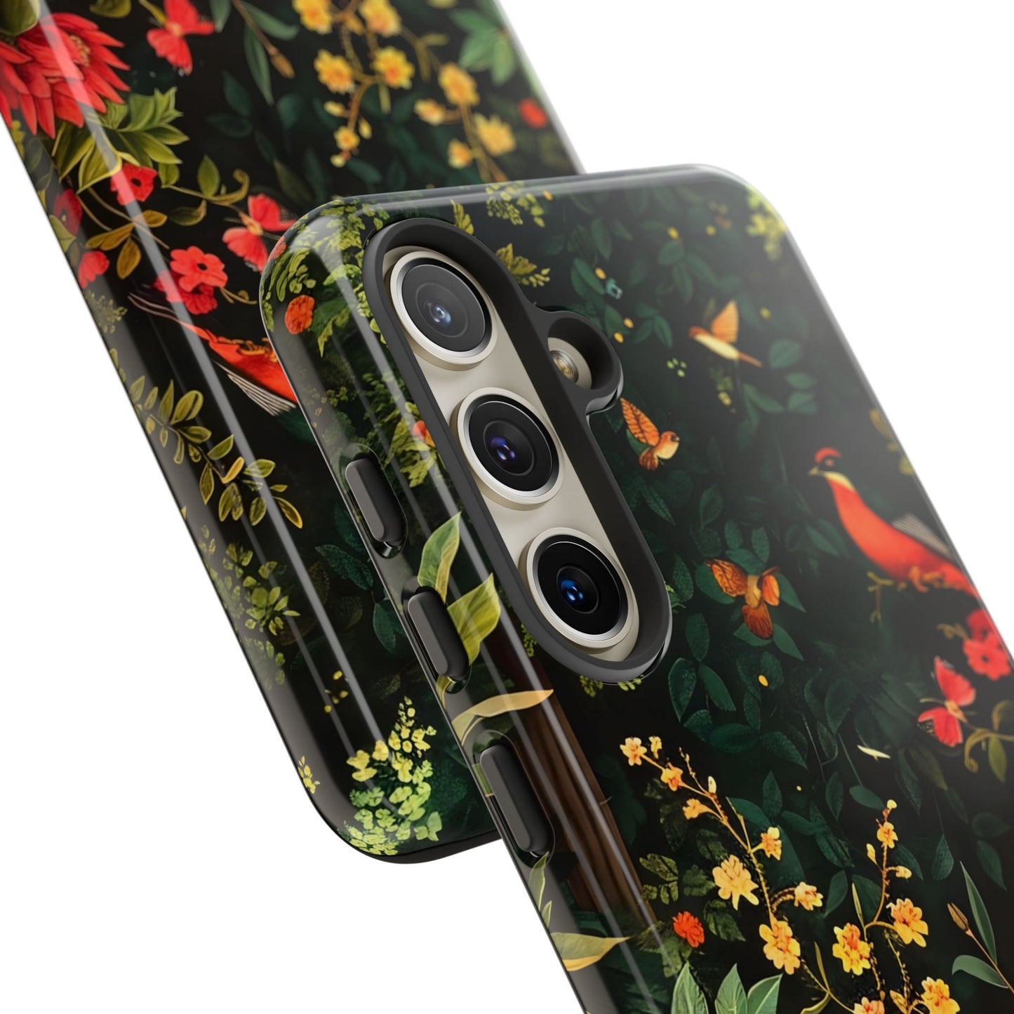 Floral Tough Phone Case, Nature-Inspired Design, Ideal for Garden Lovers, Gift for Birthdays, Christmas, Eco-Friendly Accessory