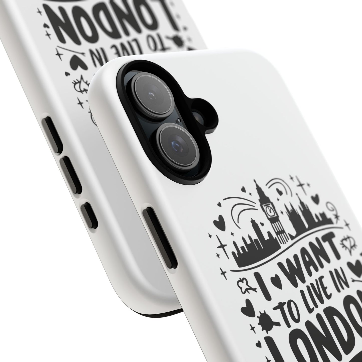 London City iPhone Case, Tough Phone Cover, Travel Gift, London Souvenir, Adventure Accessory, Wanderlust Decor