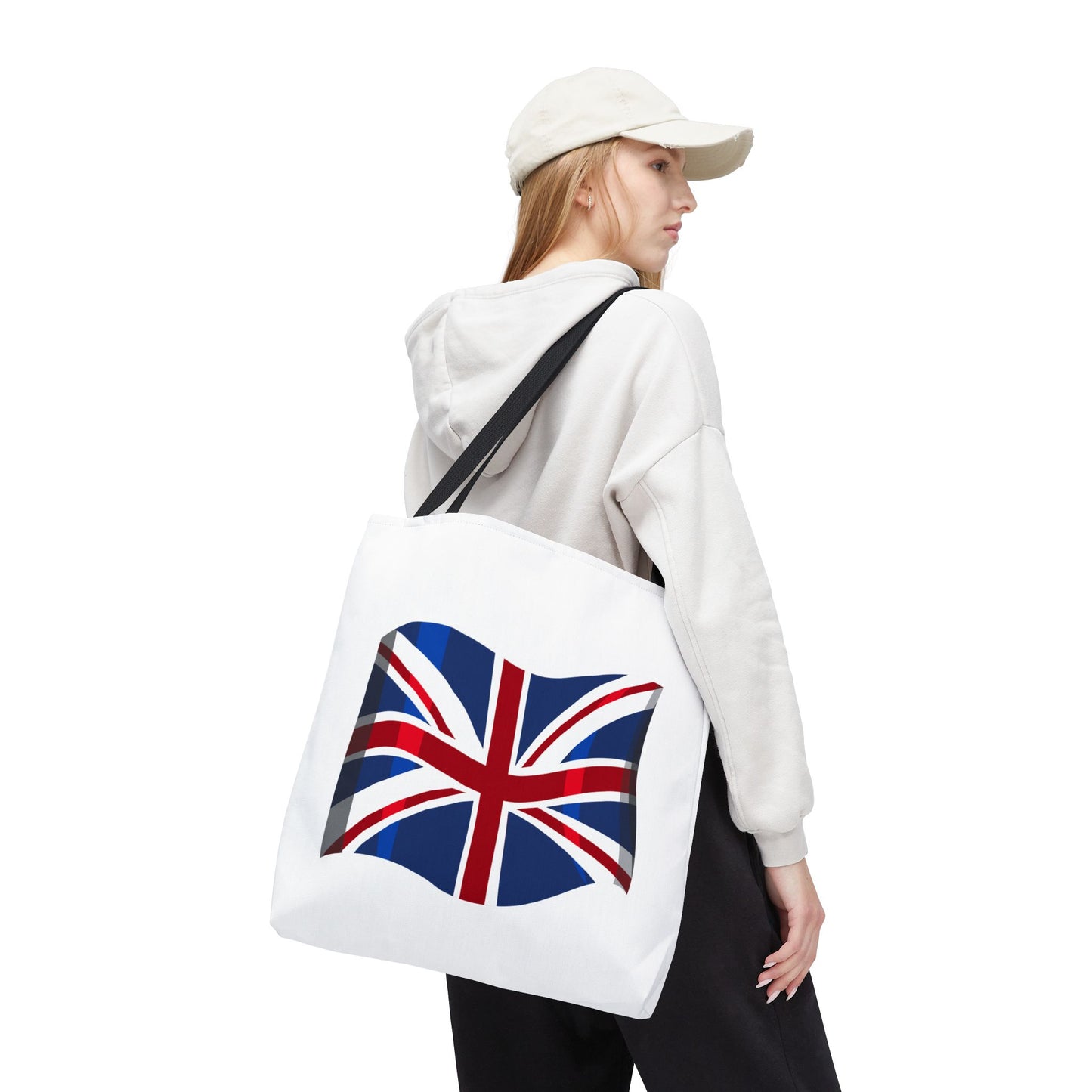 Union Jack Tote Bag, Stylish Reusable Shopping Bag, British Flag Carryall, Eco-Friendly Beach Tote, Gift for Travelers