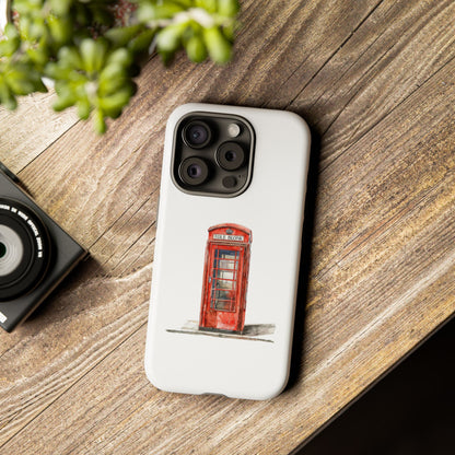 London Phone Booth Tough Case for Smartphones - Stylish Protection with a Unique Design