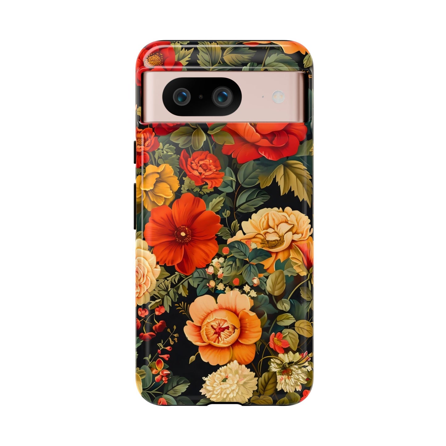 Floral Phone Case, Tough Cases, Decorative Tech Accessories, Gift for Her, Nature Lover Gift, Boho Style Case, Spring Floral Cover