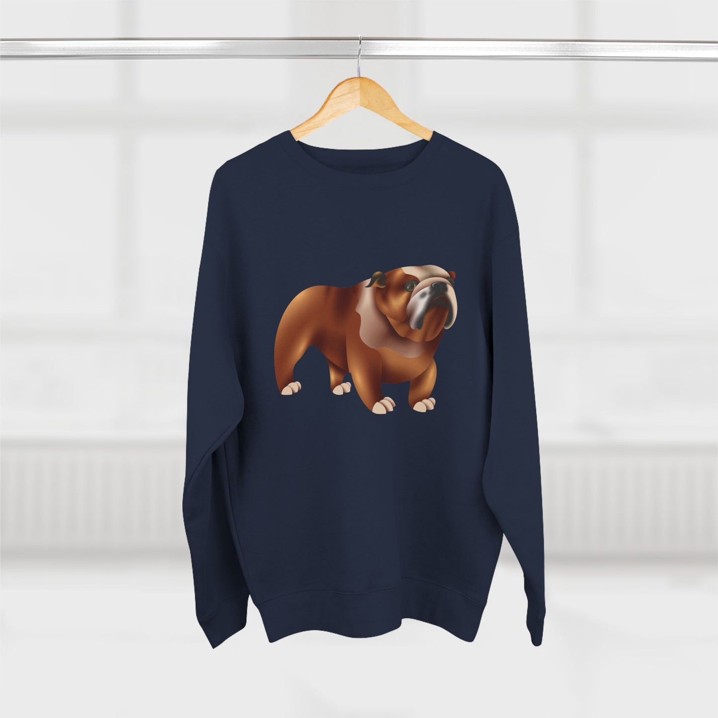 Unisex Crewneck Sweatshirt - Adorable British Dog