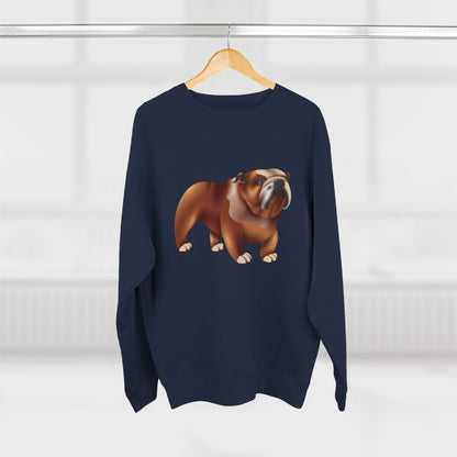 Unisex Crewneck Sweatshirt - Adorable British Dog