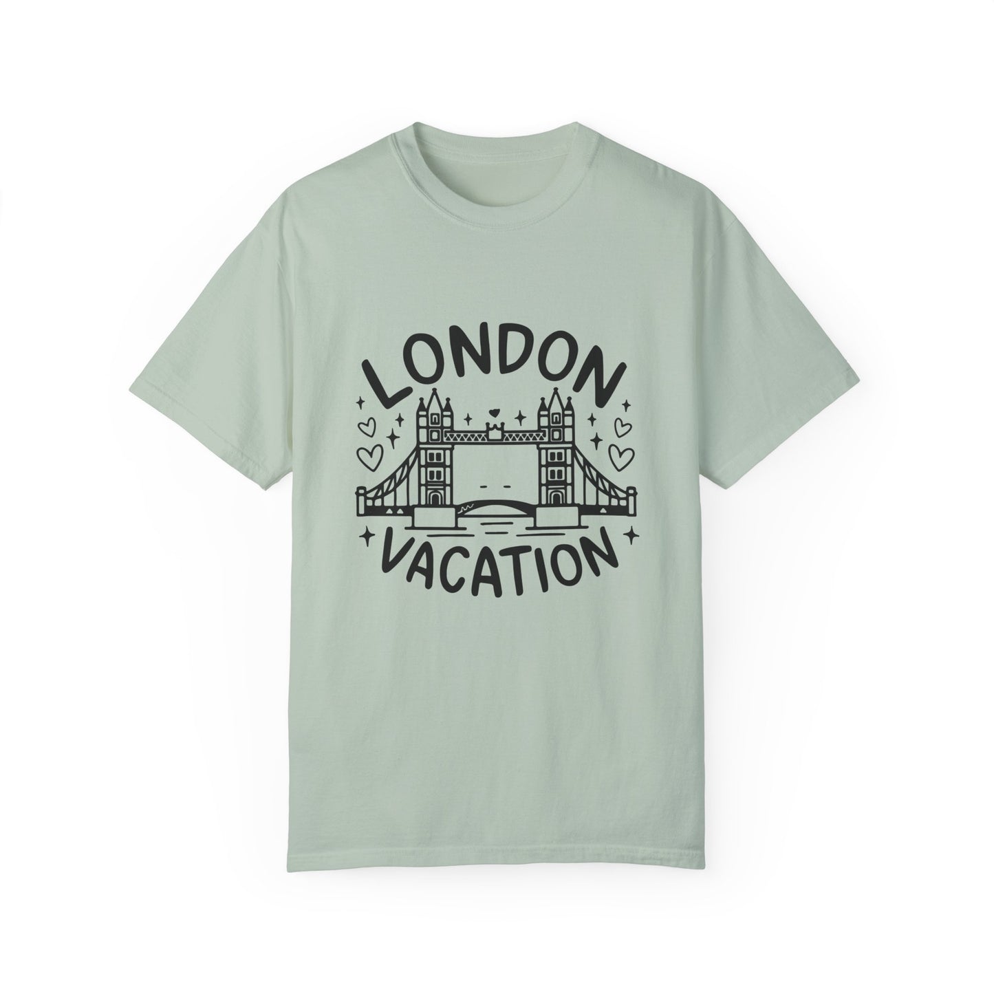 London Vacation Unisex Garment-Dyed T-shirt