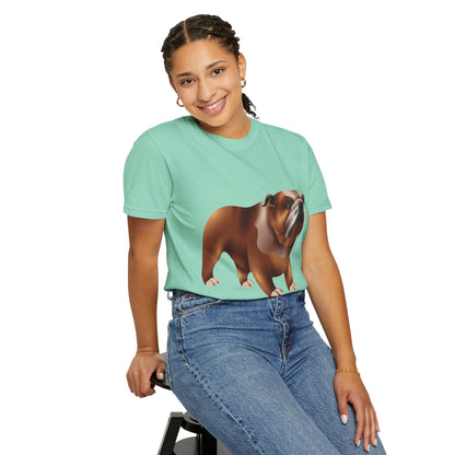 Unisex Garment-Dyed T-shirt - Lovely British Dog