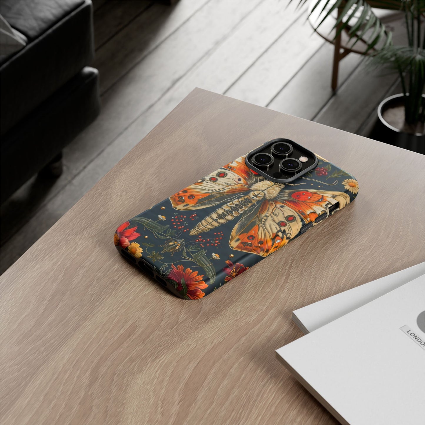 Artistic Butterfly Phone Case for Nature Lovers, Eco-friendly, Gift for Birthdays, Holidays, Unique Cell Phone Accessories