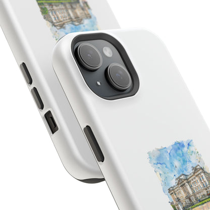 Artistic Magnetic Phone Case, Custom Tough Case, Unique Phone Cover, Gift for Travelers, Landscape Design, Protective Case