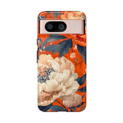 Floral Tough Case, Durable Floral Phone Case, Stylish Protection Case, Gift for Her, Spring Accessories, Mother’s Day Gift