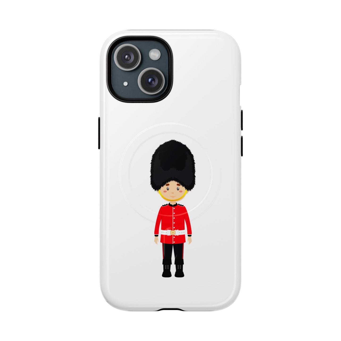 Tough Magnetic Phone Cases with Royal Guard Design - Fun Gift for Kids, Phone Protection, Unique Accessories, Birthday Present, Holiday Gift