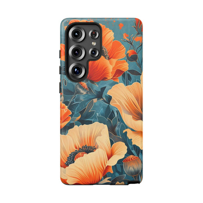 Floral Phone Case, Tough Cases for Protection and Style, Spring Aesthetic, Gift for Her, Phone Accessory for Nature Lovers